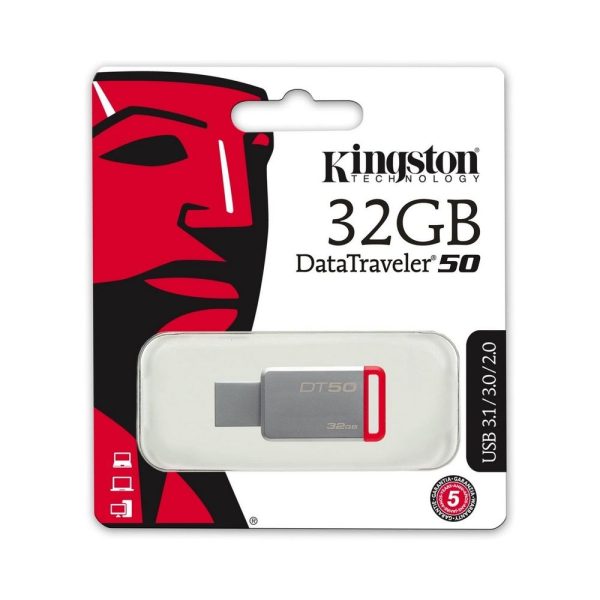 Kingston | Data Traveler 50 - 32 GB USB 3.0 Flash Drive